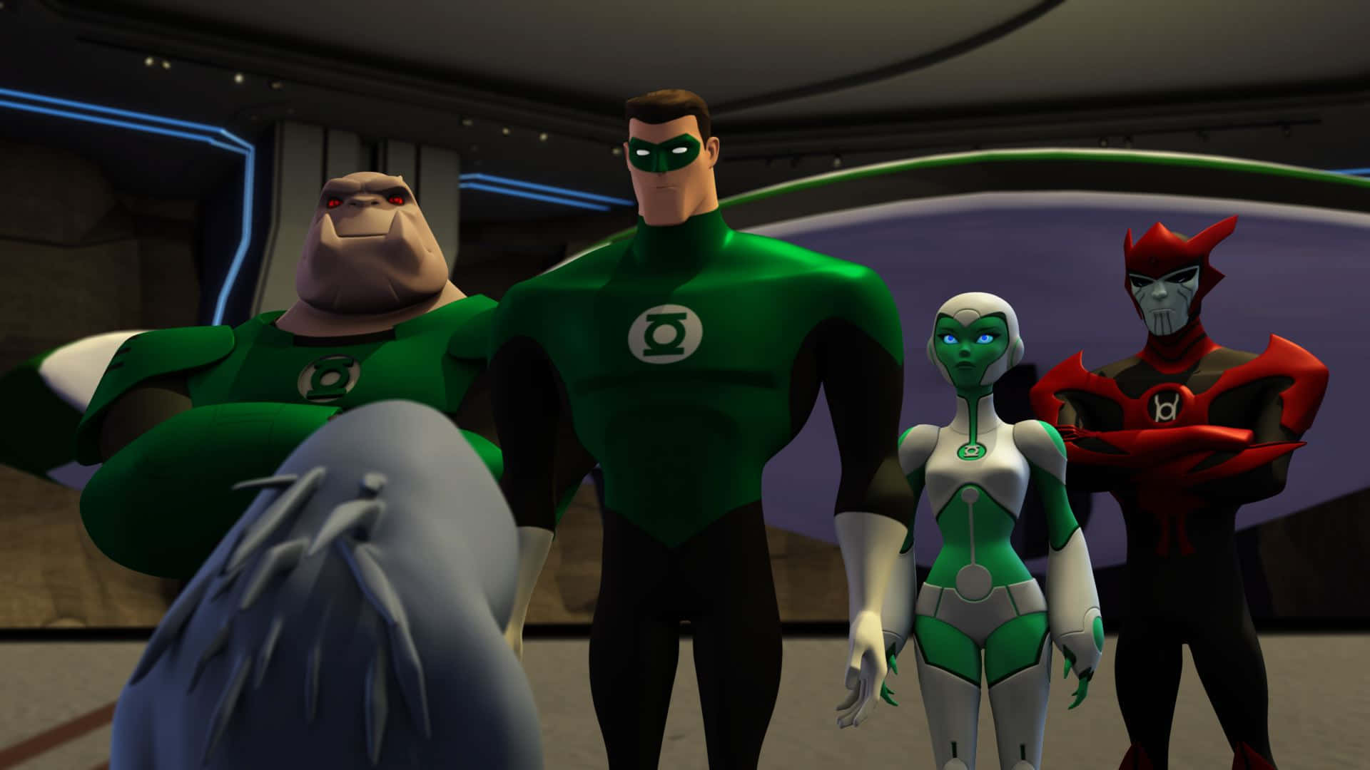 Green Lantern The Animated Series Fond d'écran