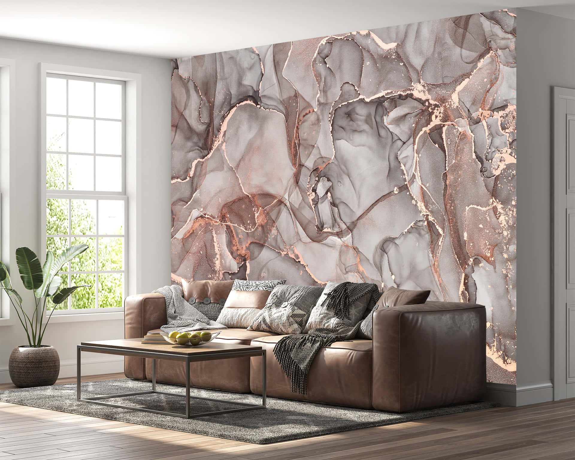 Grey Marble Wallpaper