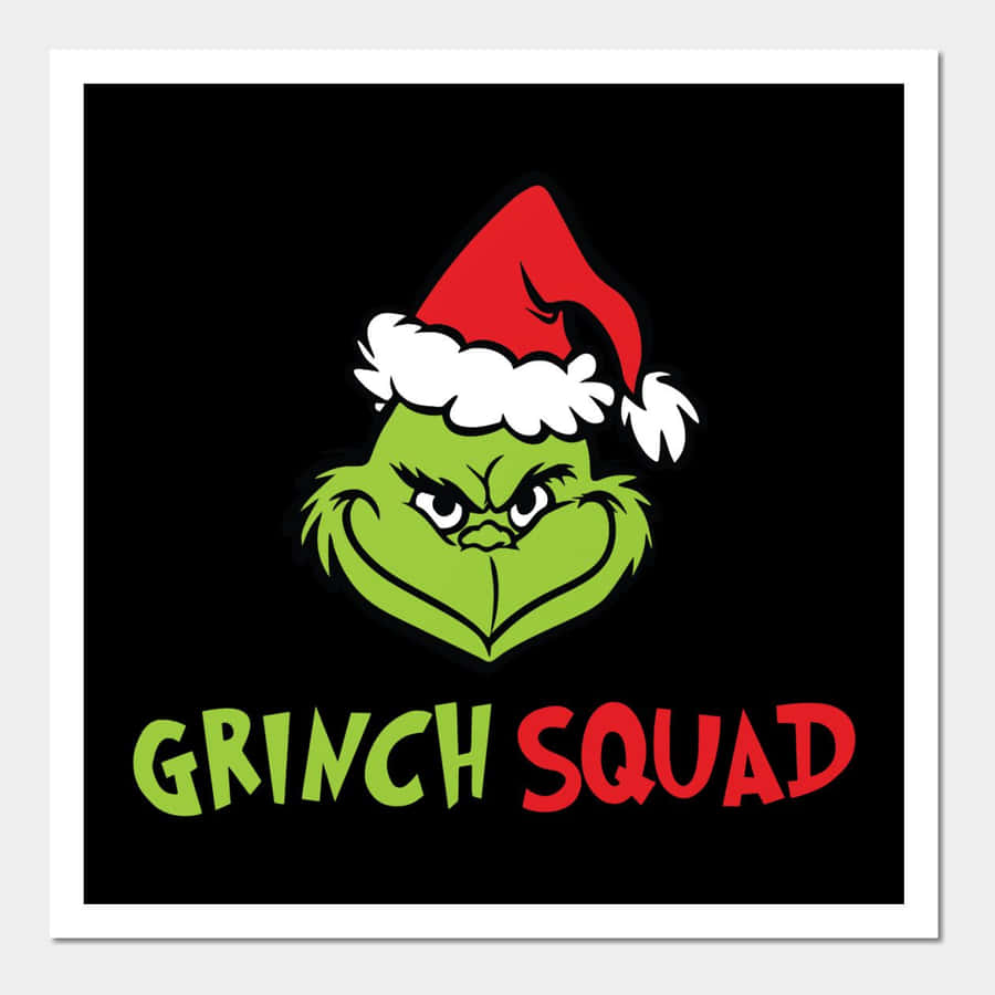 Grinch Fofo Papel de Parede