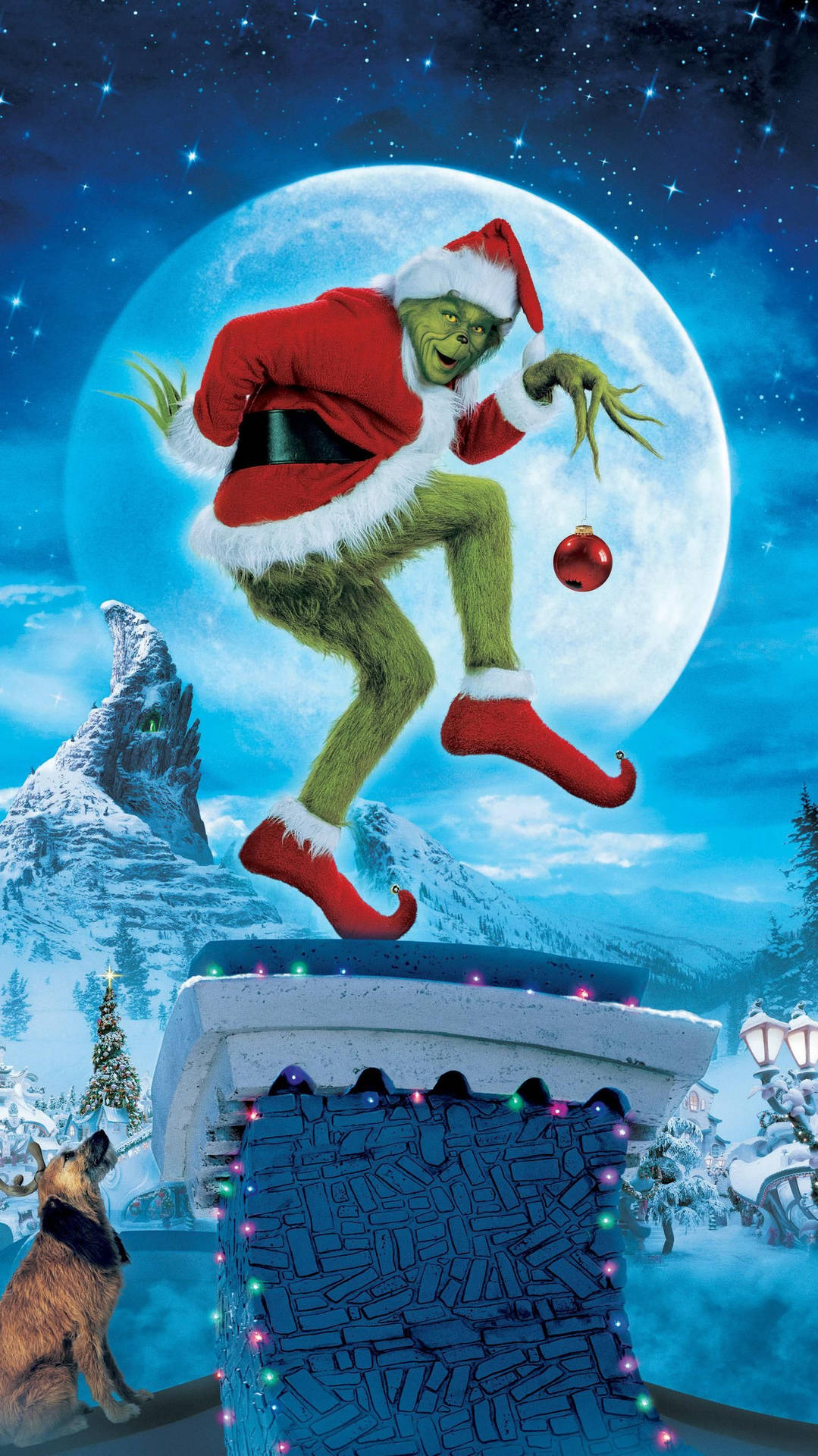 Grinch Jul Iphone Bakgrunnsbildet