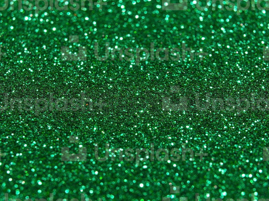 Groene Glitter Achtergrond