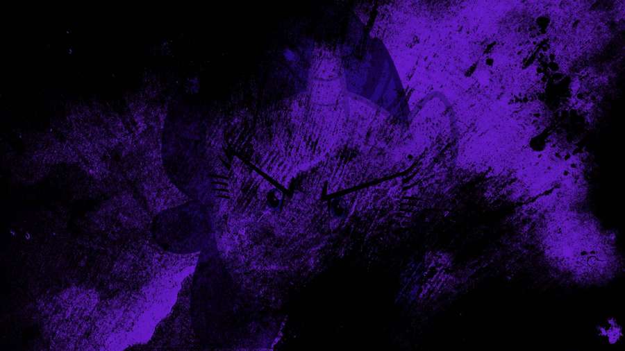 A stylized purple and black abstract face with sharp eyes in a grungy texture. — Grunge Pfp Wallpaper