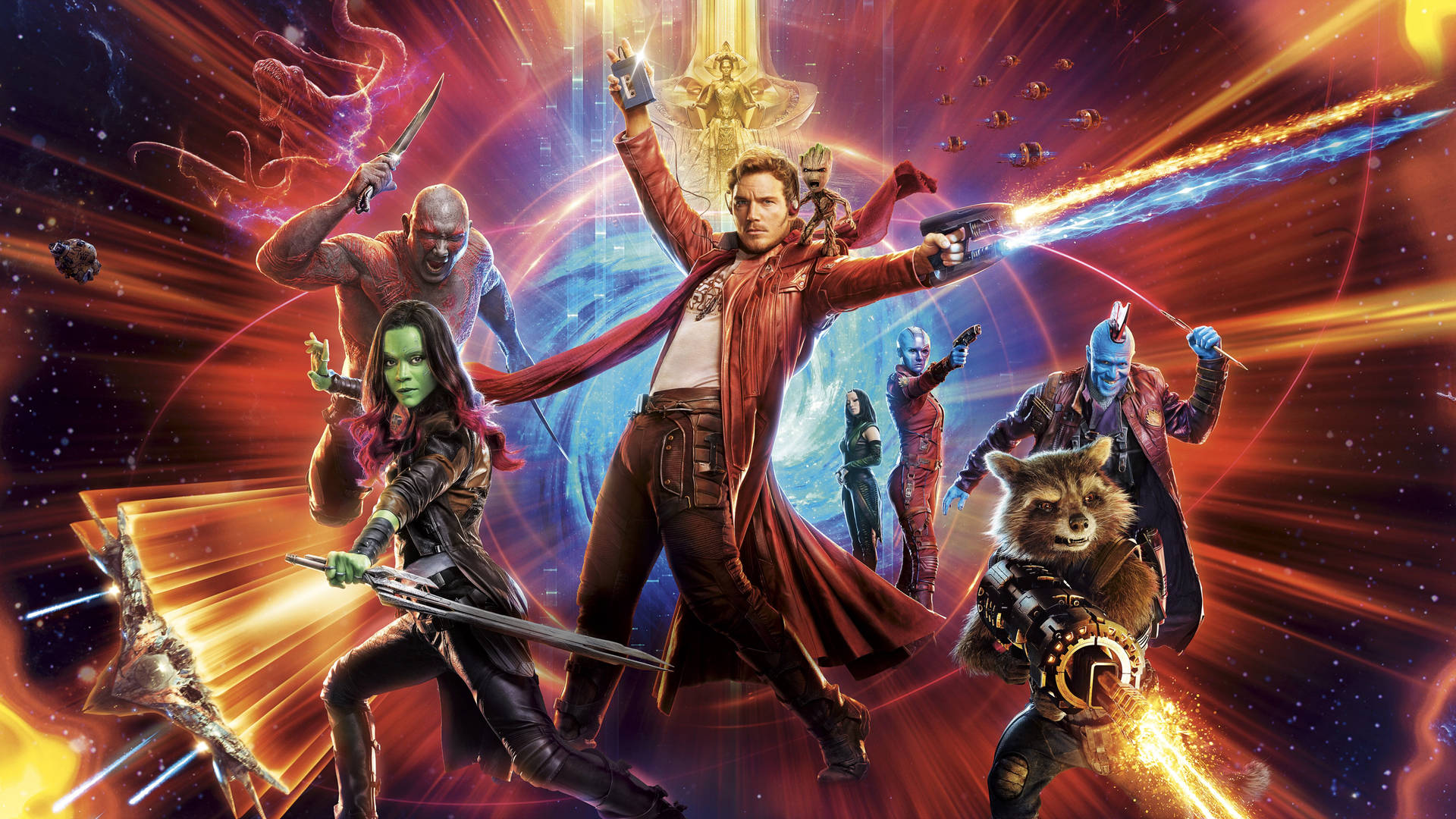 Guardians Of The Galaxy Bakgrunnsbildet