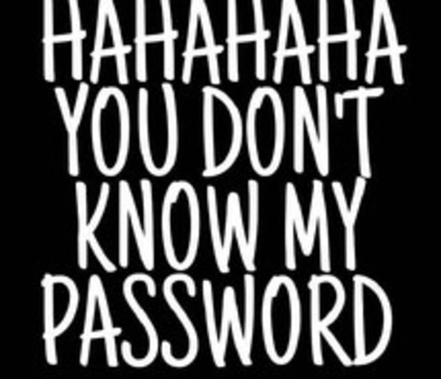 Hahaha You Dont Know My Password Bakgrunnsbildet