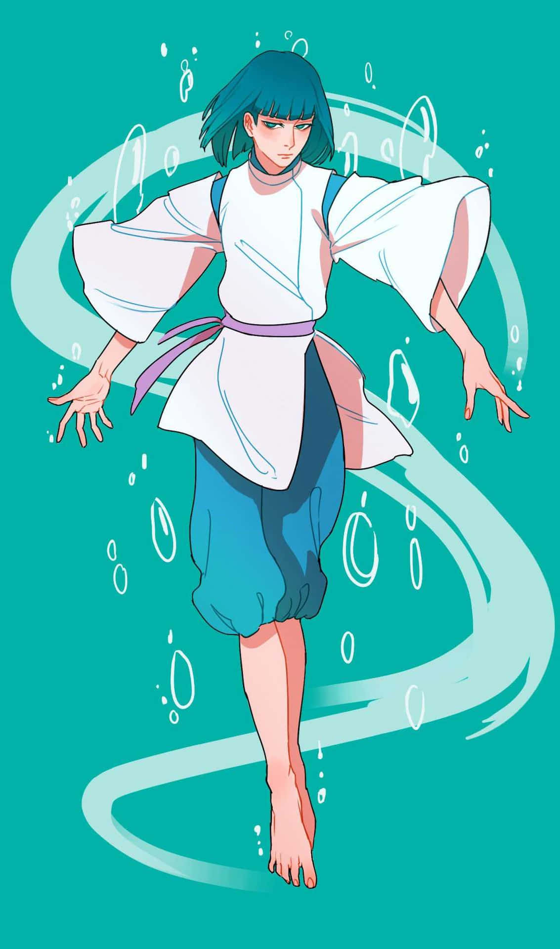 Haku Spirited Away Teléfono Fondo de pantalla