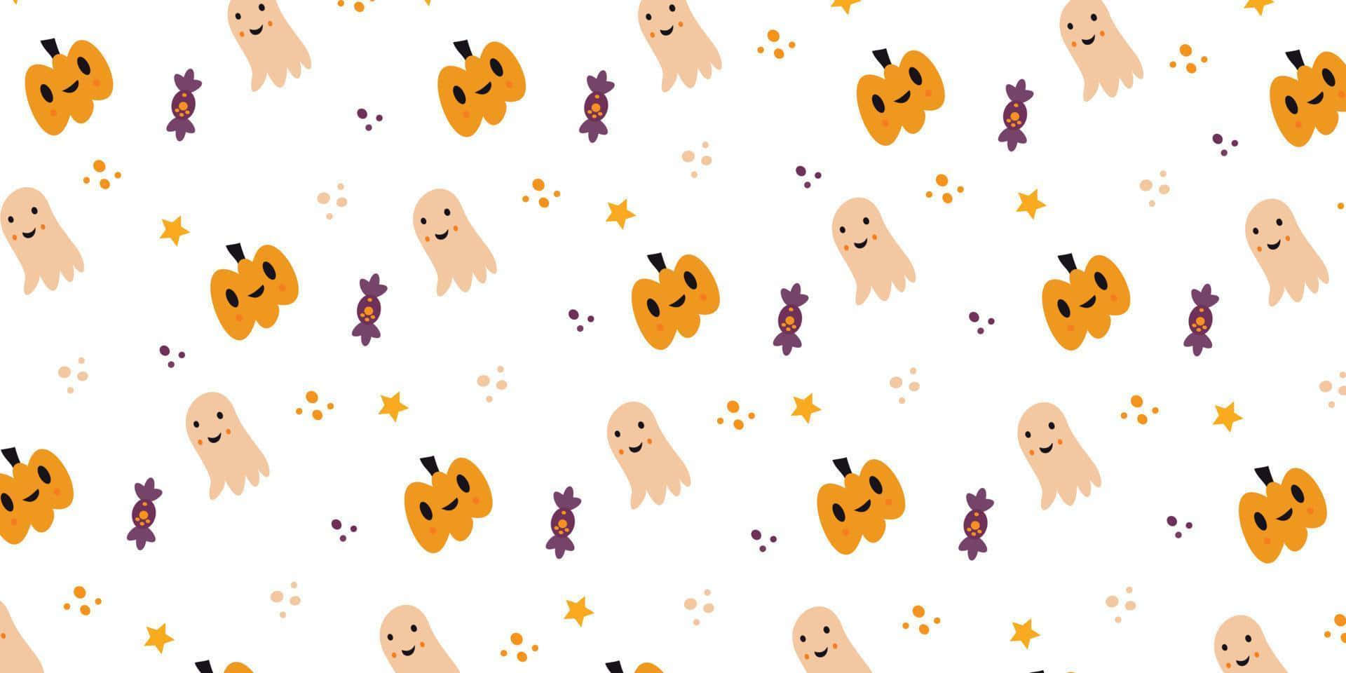 Halloween Imut Girly Wallpaper