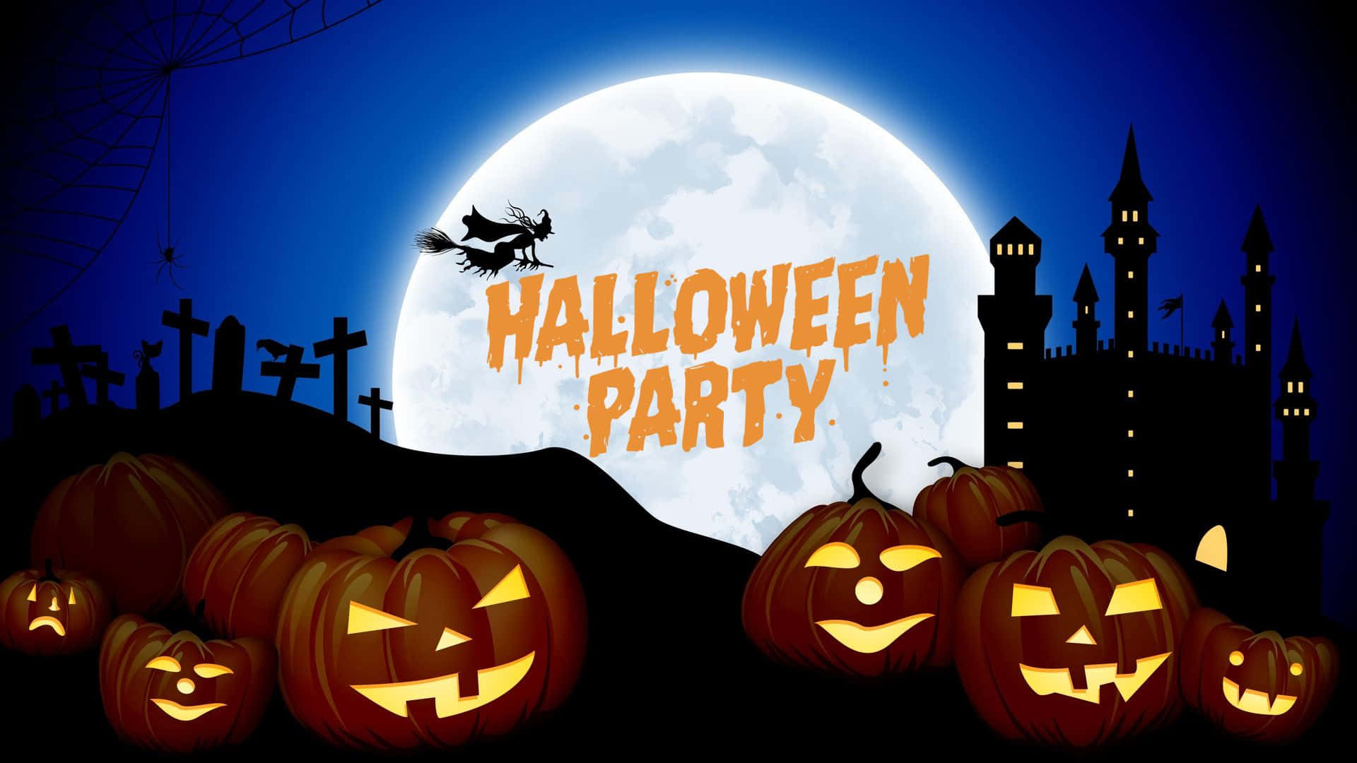 Halloween Party Background Wallpaper