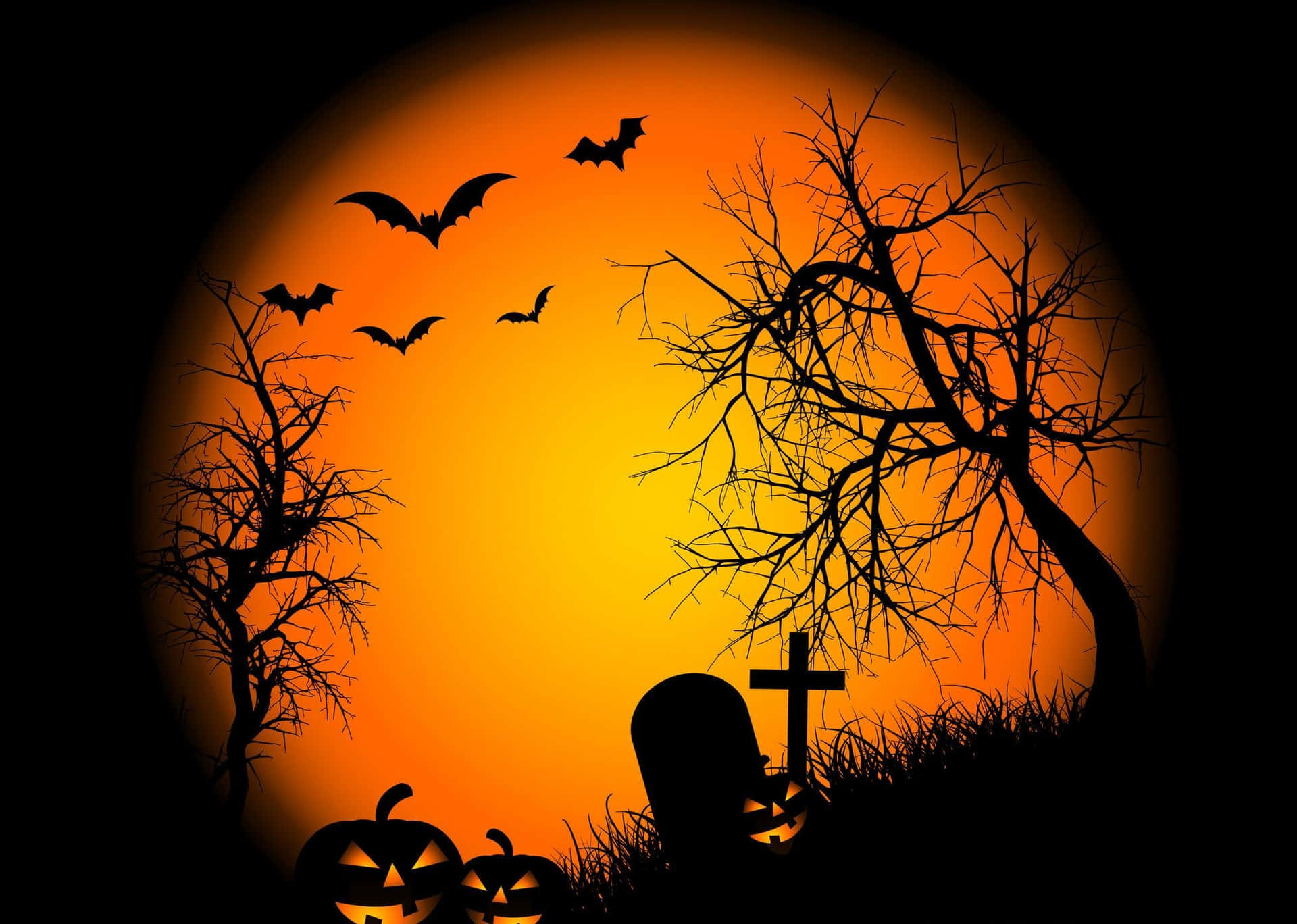 Halloween Theme Background Wallpaper
