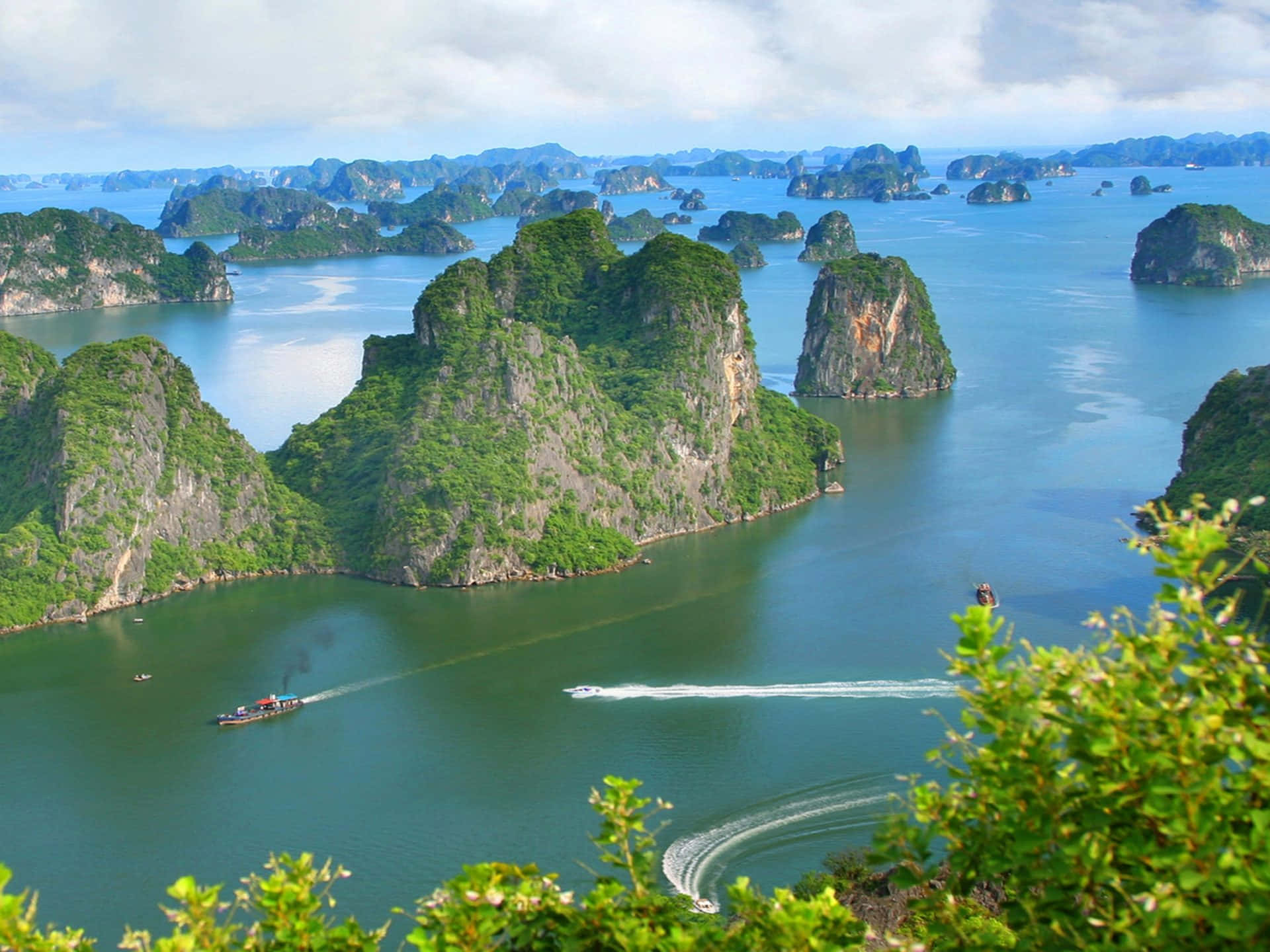 Halong Bay Achtergrond