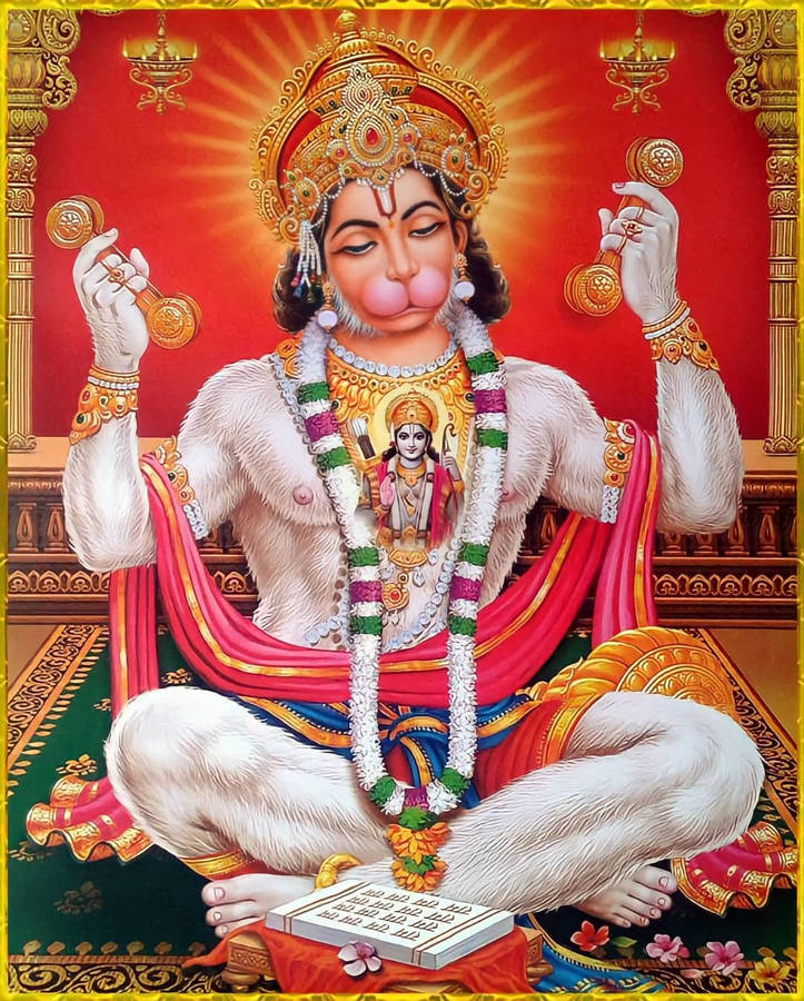 Hanuman Kunst Wallpaper
