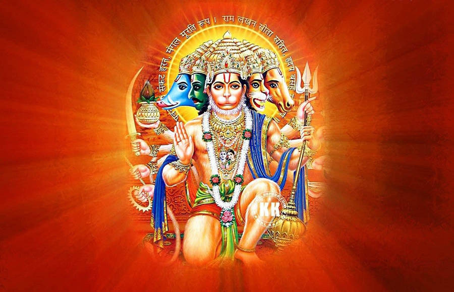 Hanuman Marah Wallpaper