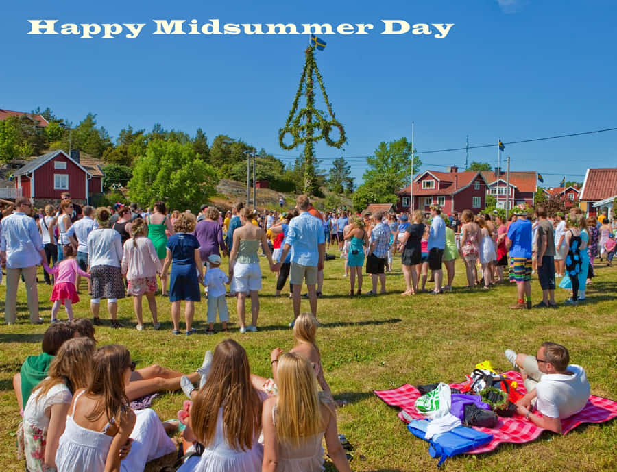 Happy Midsummer Day Wallpaper