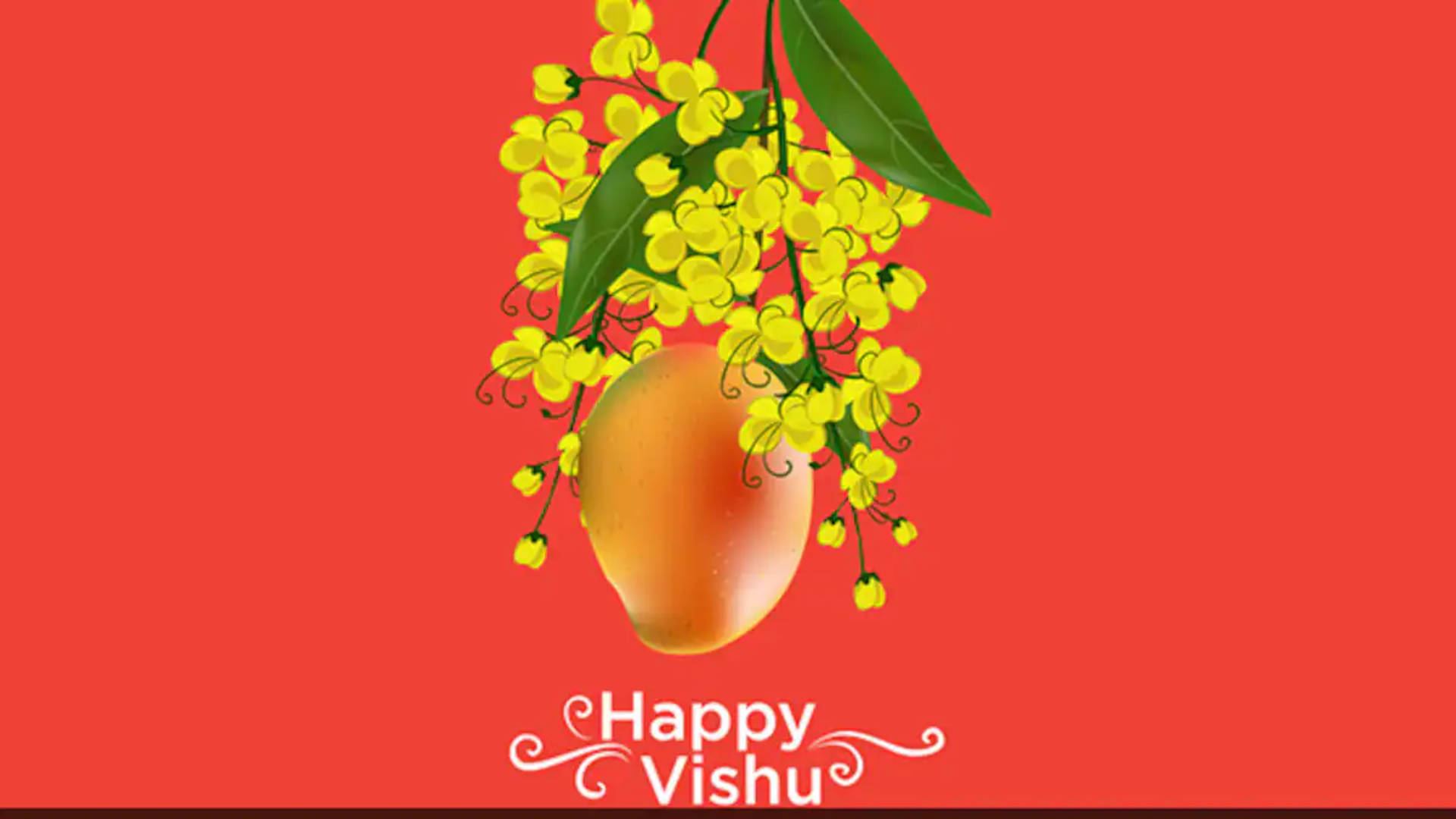 Happy Vishu Bakgrunnsbildet