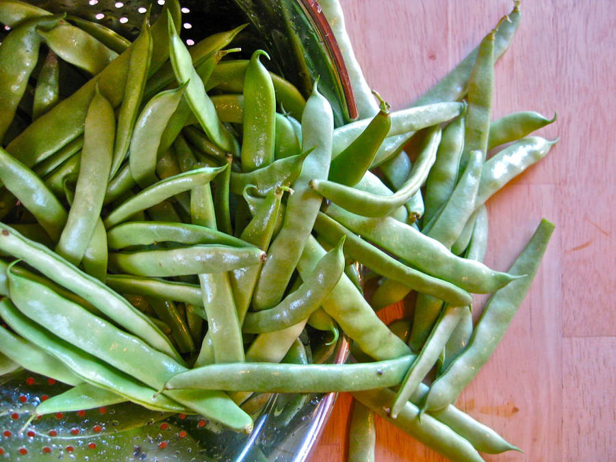 Haricots Verts Fond d'écran