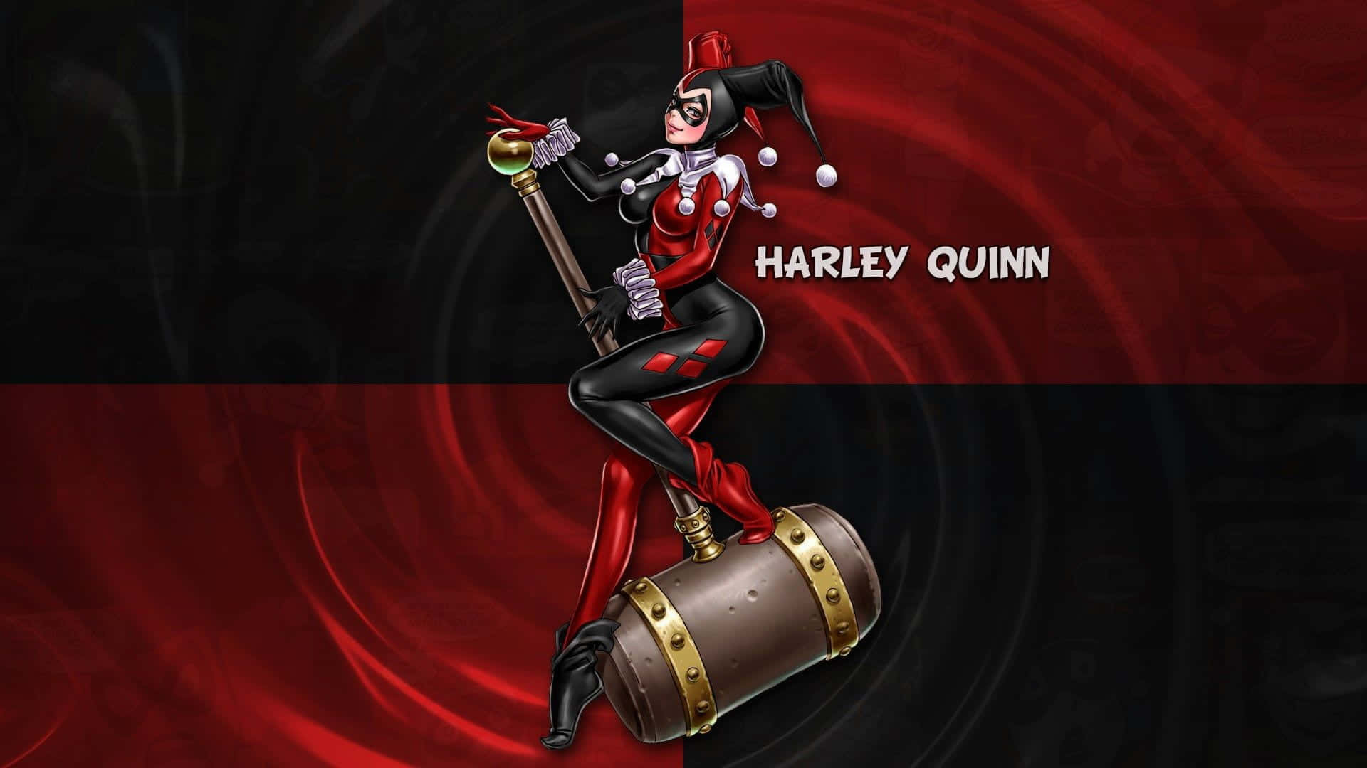 Harley Quinn Hamer Achtergrond