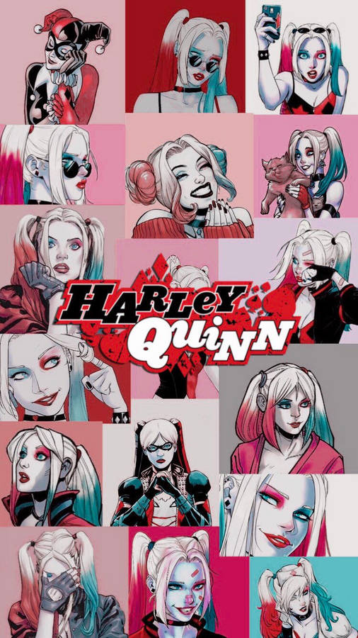 Harley Quinn Phone Background Wallpaper
