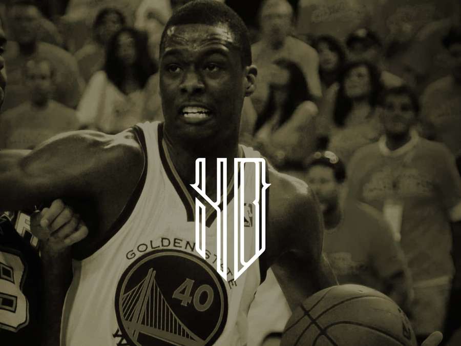 Golden State Warriors Basketballspieler in Aktion während eines Spiels. — Harrison Barnes Bilder
