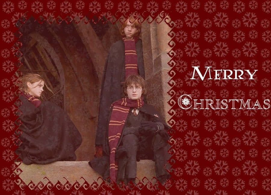 Harry Potter Weihnachtshintergrund