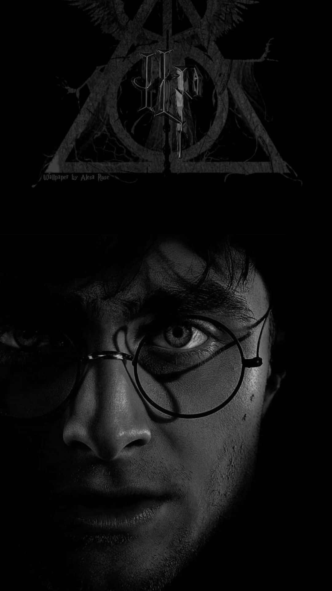 Harry Potter Zwart En Wit Achtergrond