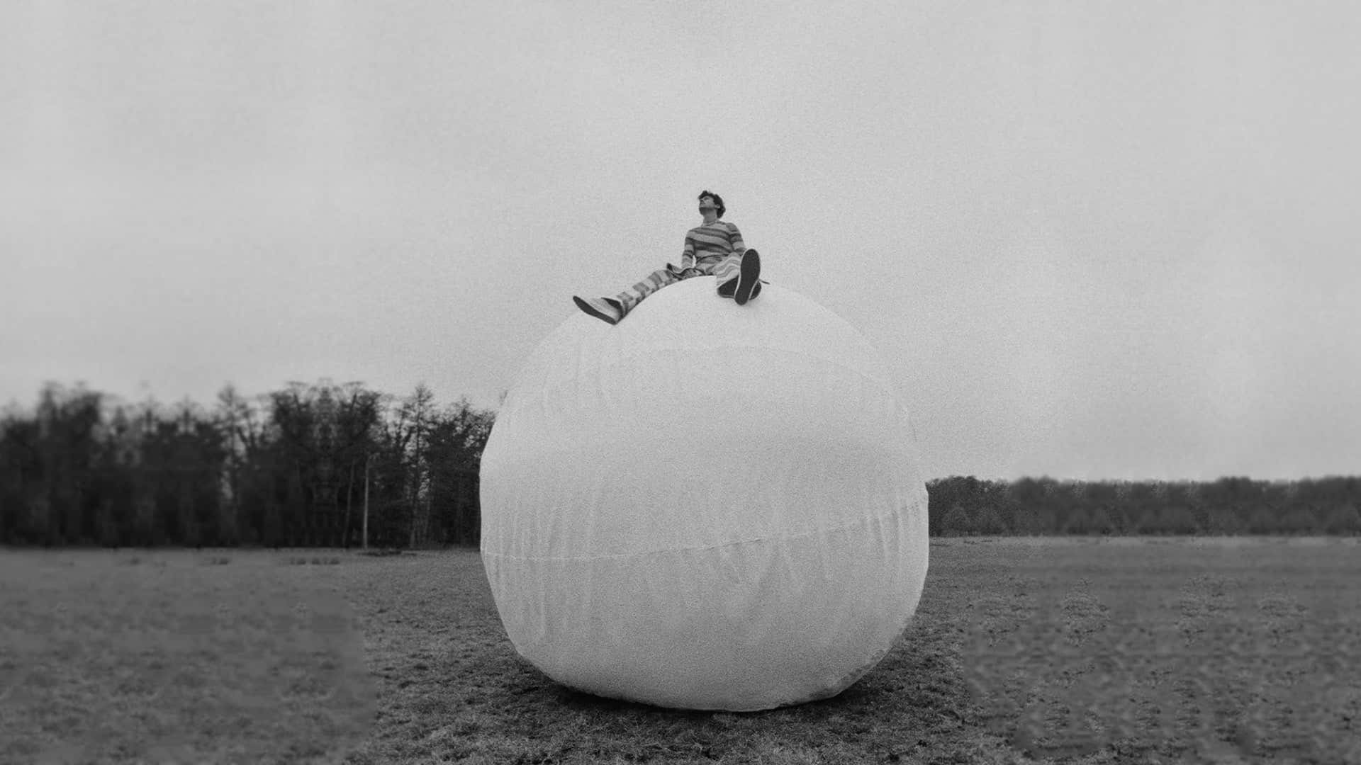 Harry Styles Hitam Dan Putih Wallpaper