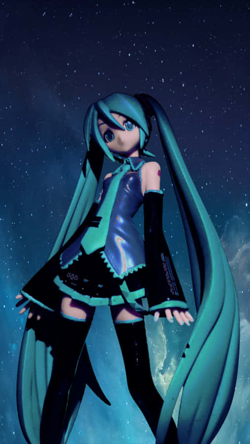 Hatsune Miku Telefoon Achtergrond