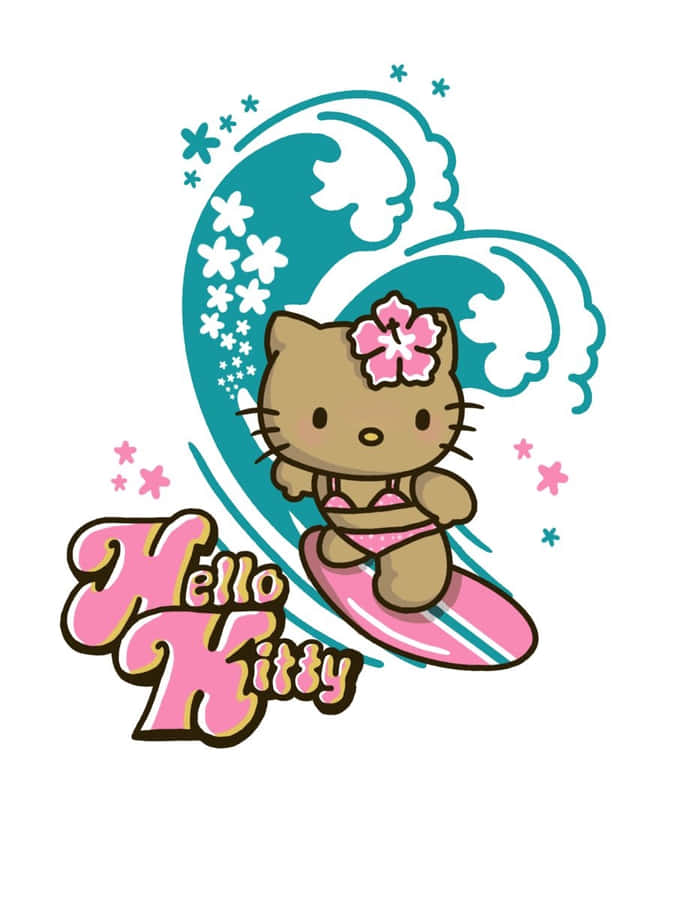 Hawaiian Hello Kitty Wallpaper