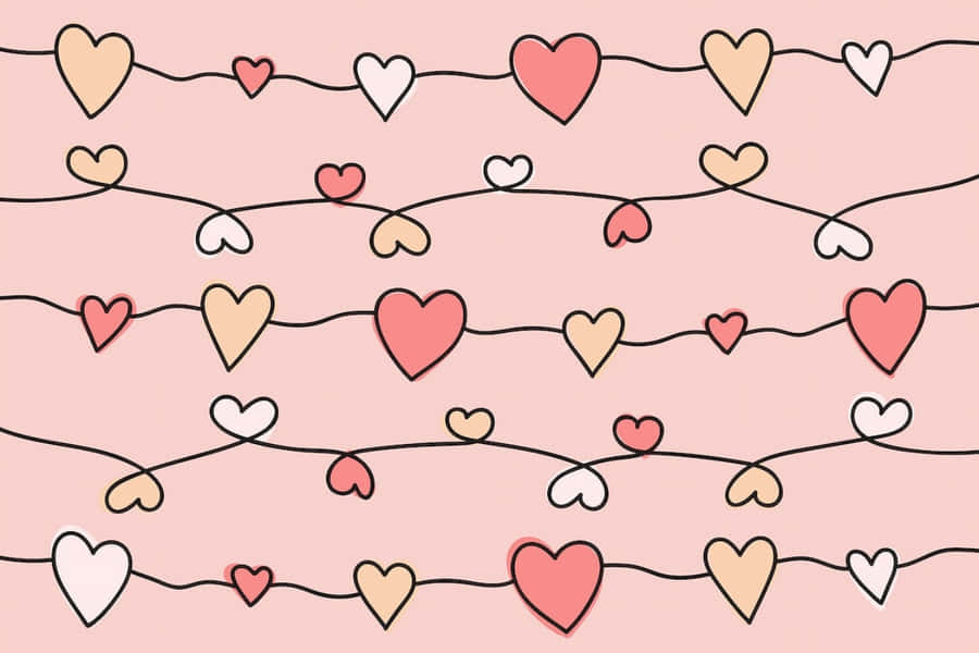 Heart Doodle Wallpaper