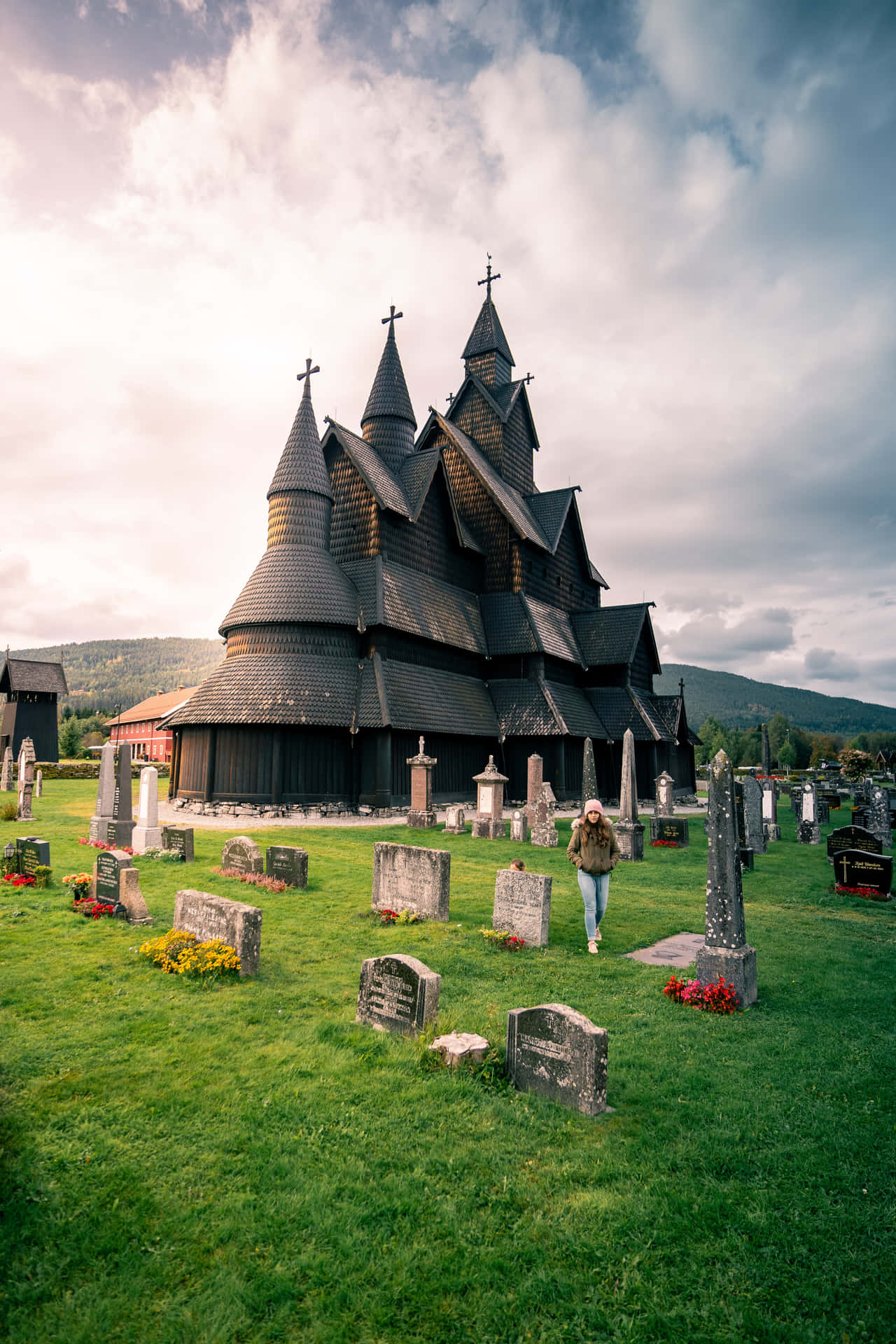 Heddal Stave Church Wallpaper