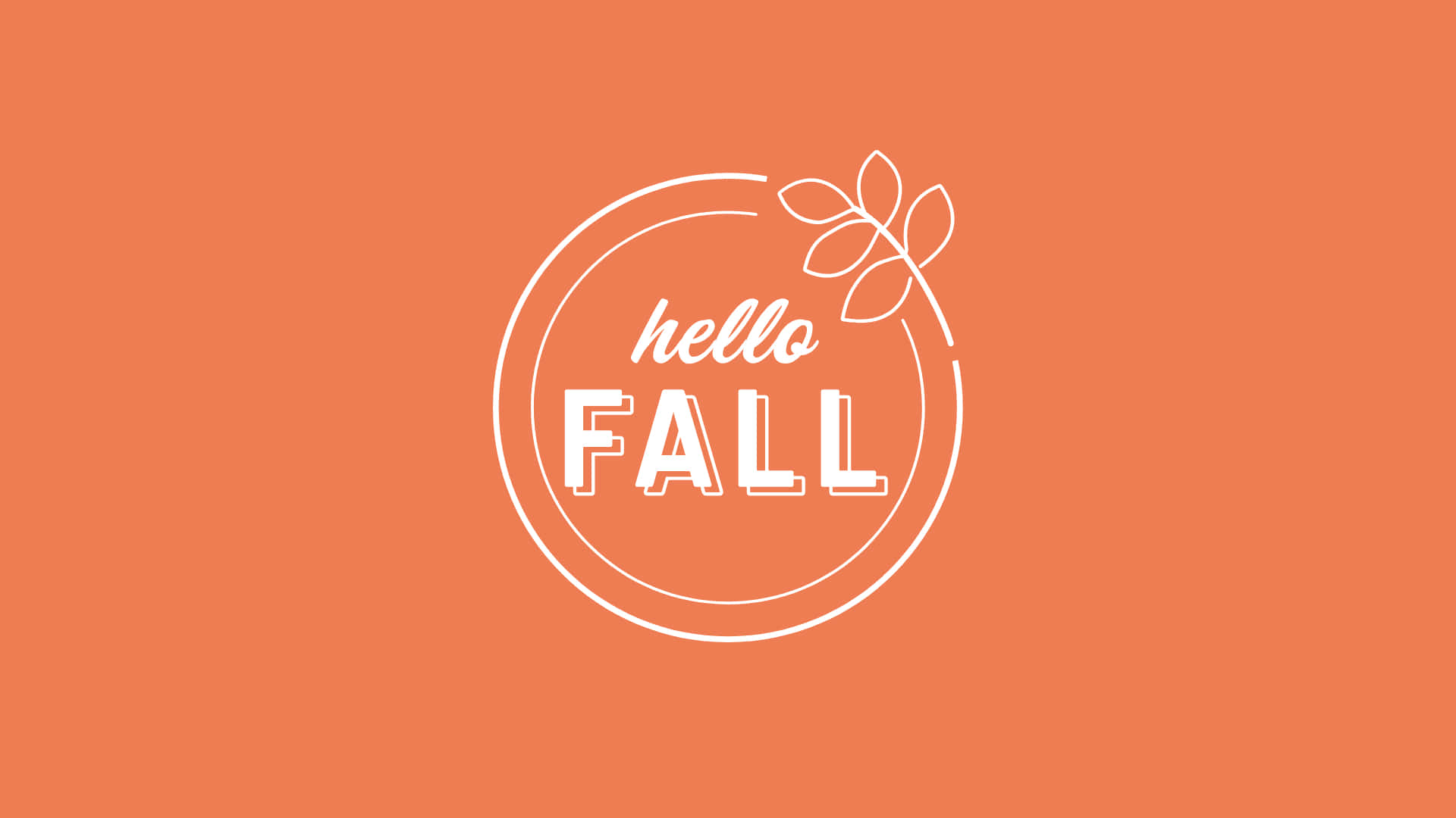 Hello Fall Background Wallpaper