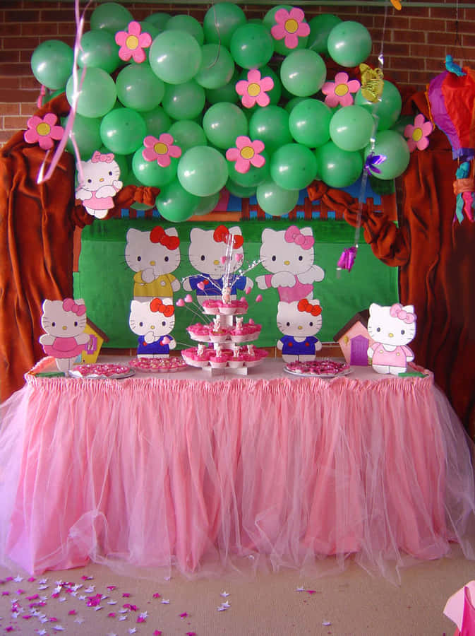 Hello Kitty Fête Fond d'écran