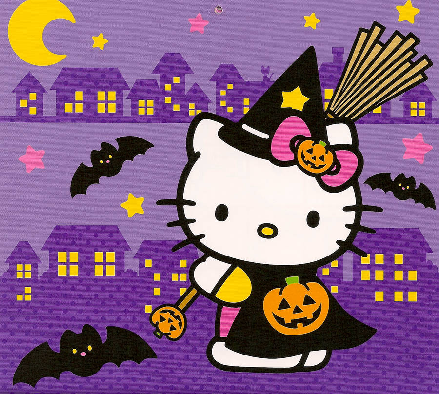 Hello Kitty Halloween Achtergrond