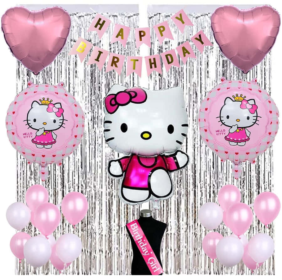 Hello Kitty Party Wallpaper