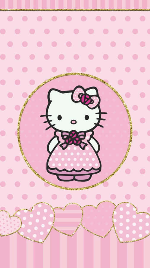 Hello Kitty Pink Lucu Wallpaper