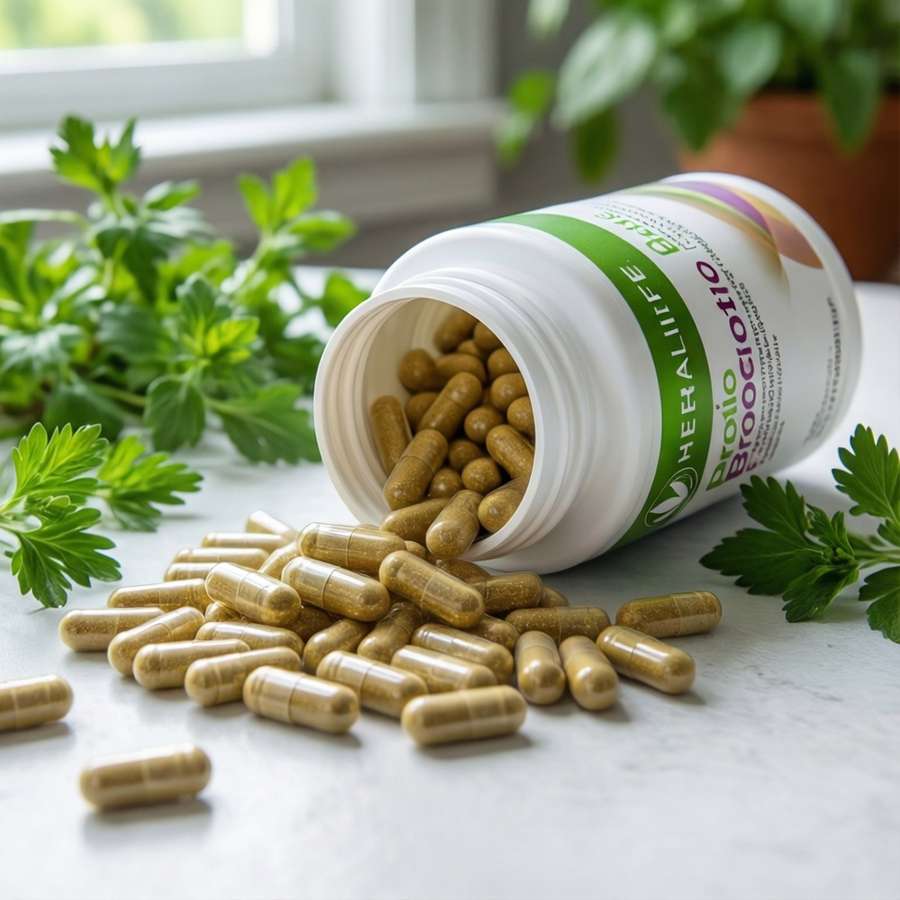 Herbalife probiotic capsules with herbs — Herbalife Wallpaper