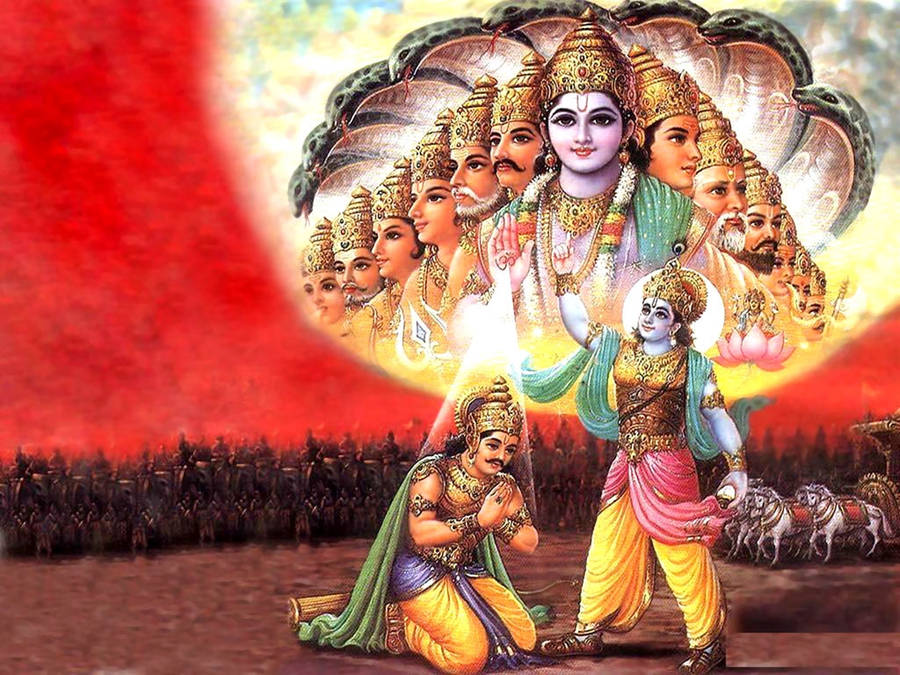 Hindu Gud Krishna Wallpaper