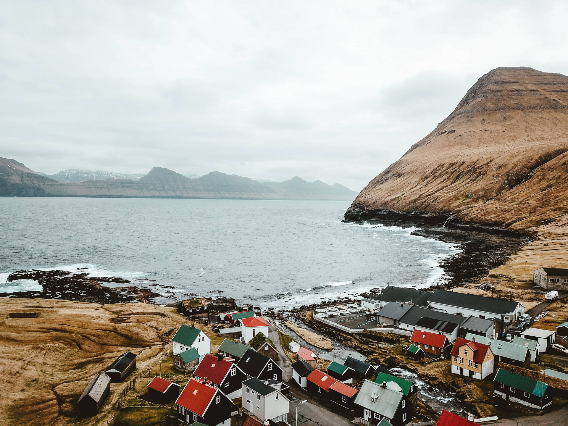 Hintergrund Der Färöer Inseln