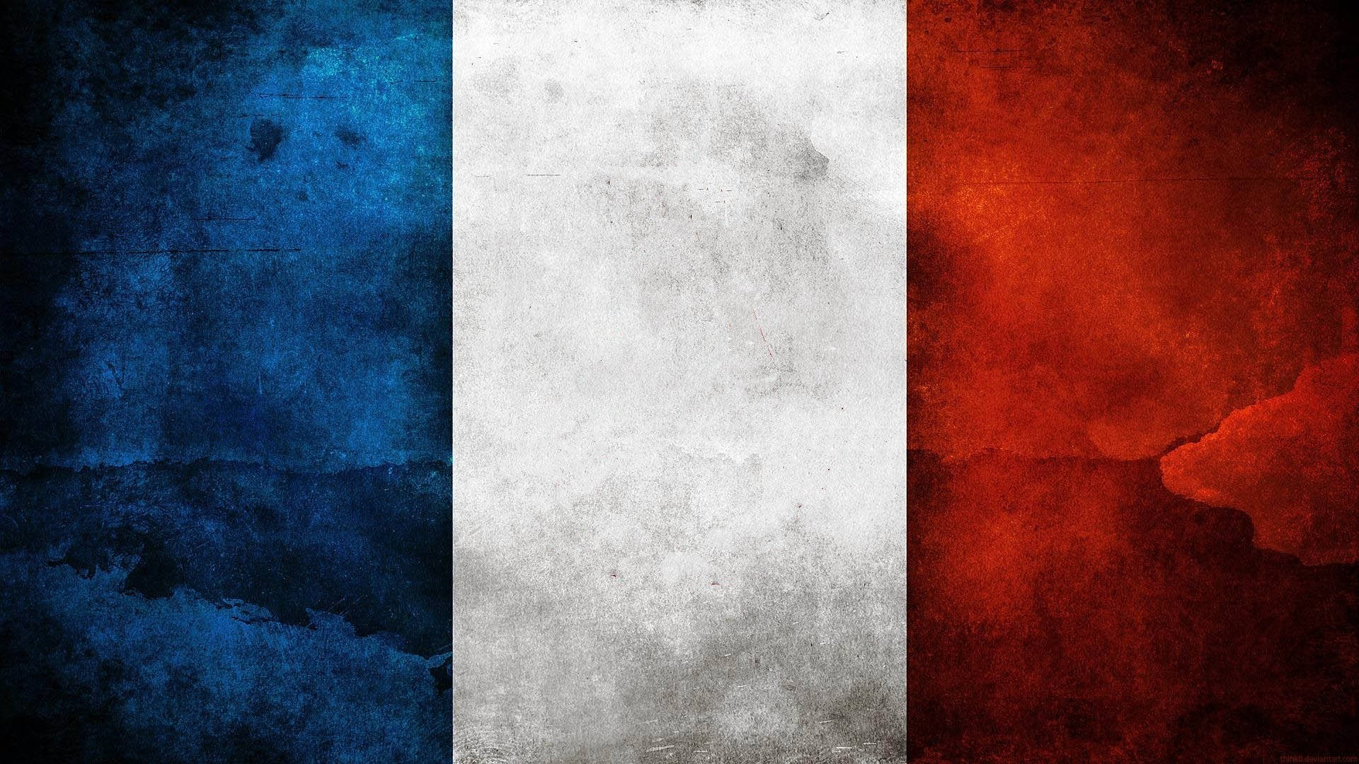 Hintergrund Der Französischen Flagge