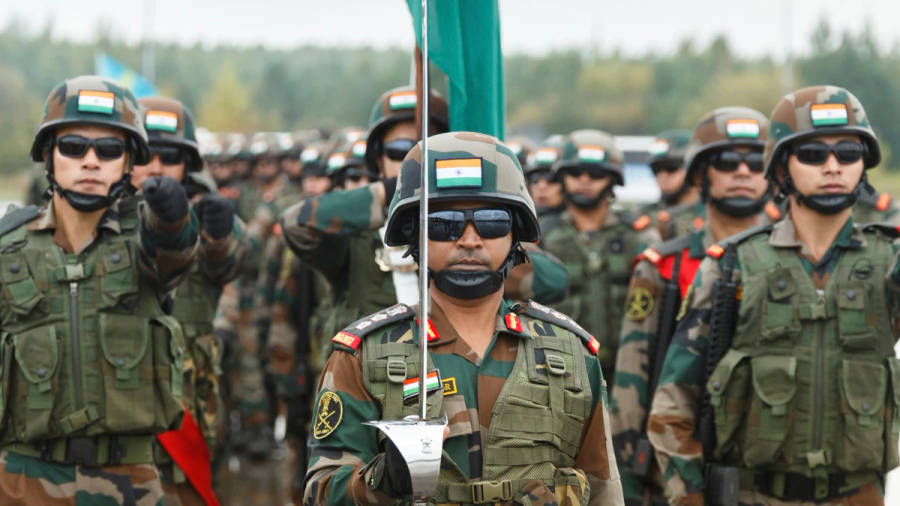 Hintergrund Der Indischen Armee