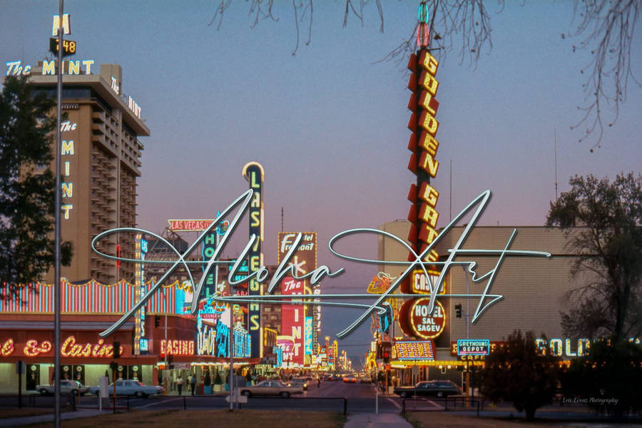 Hintergrund Des Las Vegas Strip