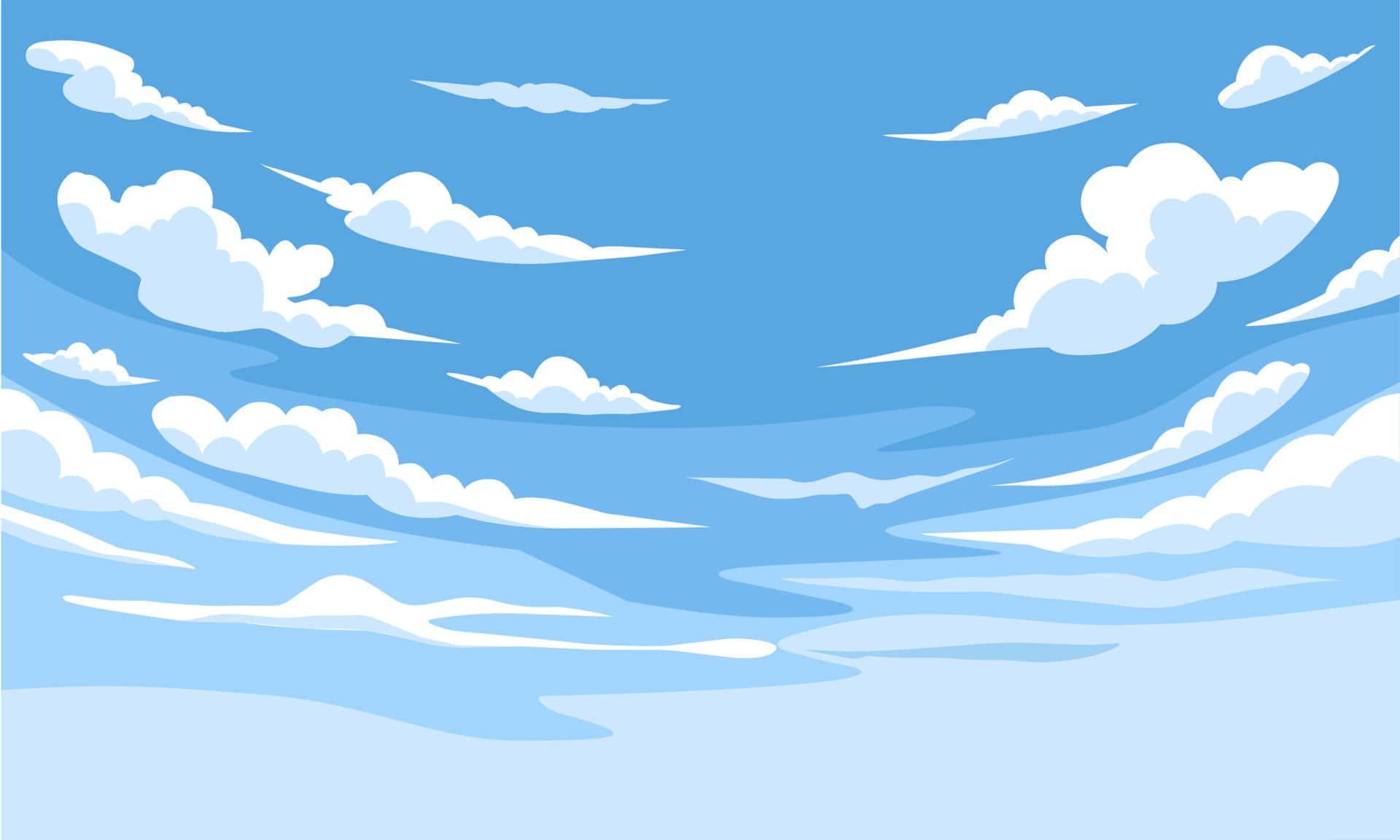 Hintergrund Mit Weißen Wolken