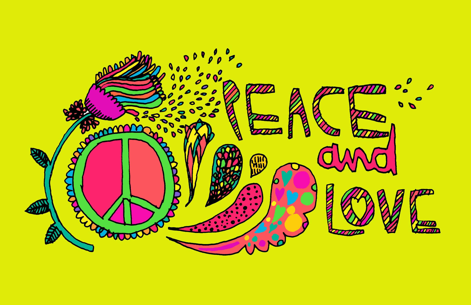 48 Hippie Wallpapers & Backgrounds For