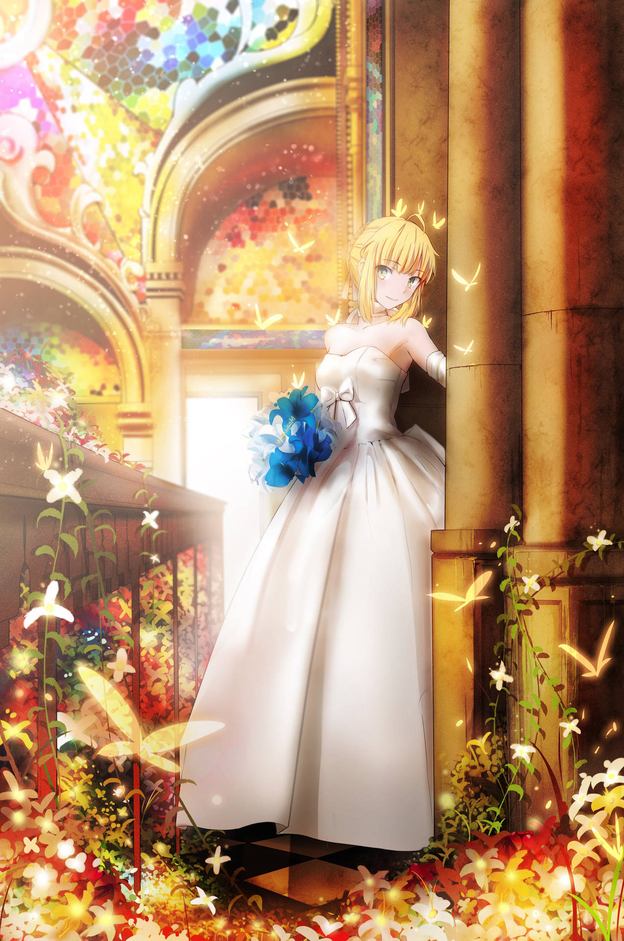 Hochzeitskleid Hintergrund