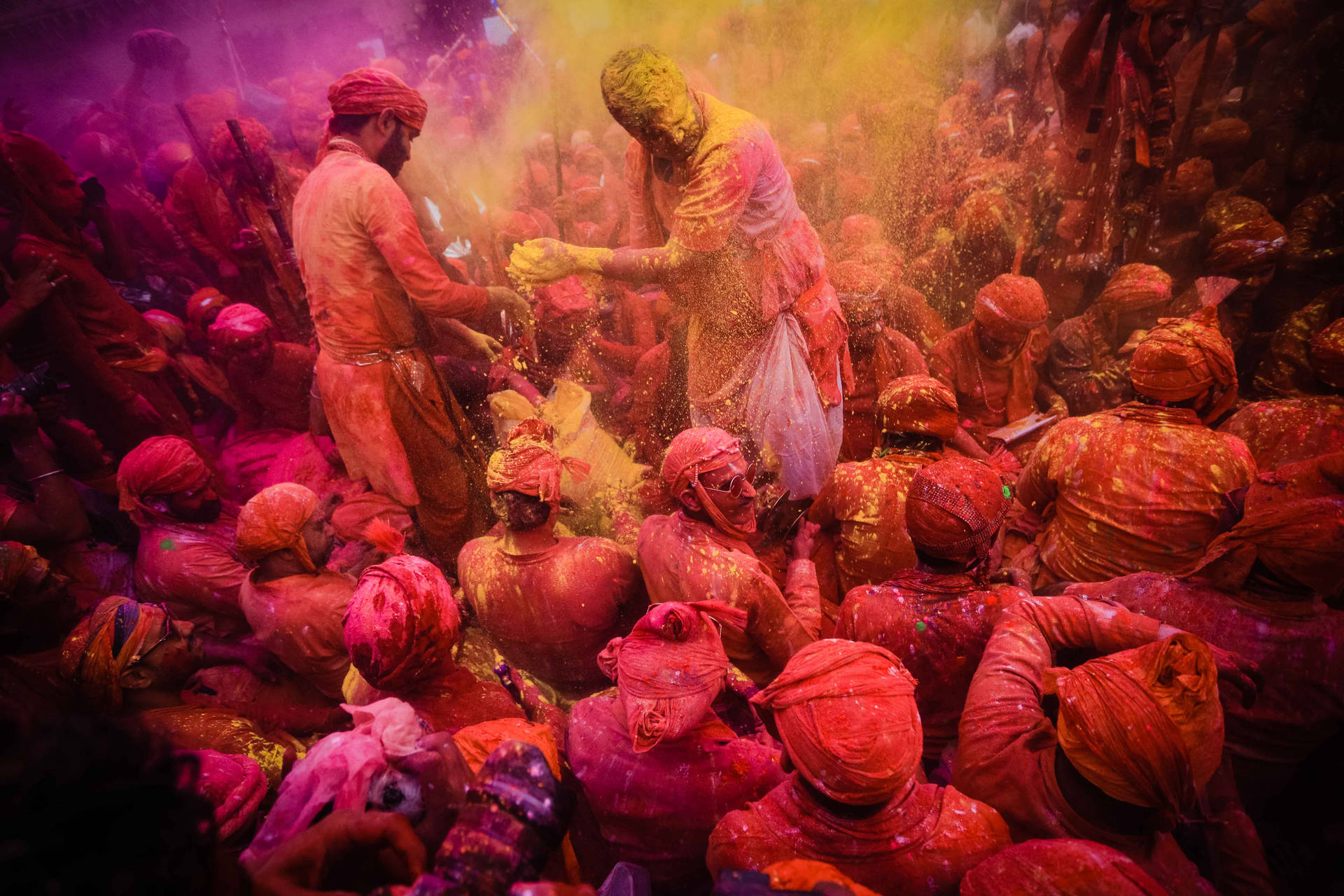 Holi Dell'india Sfondo