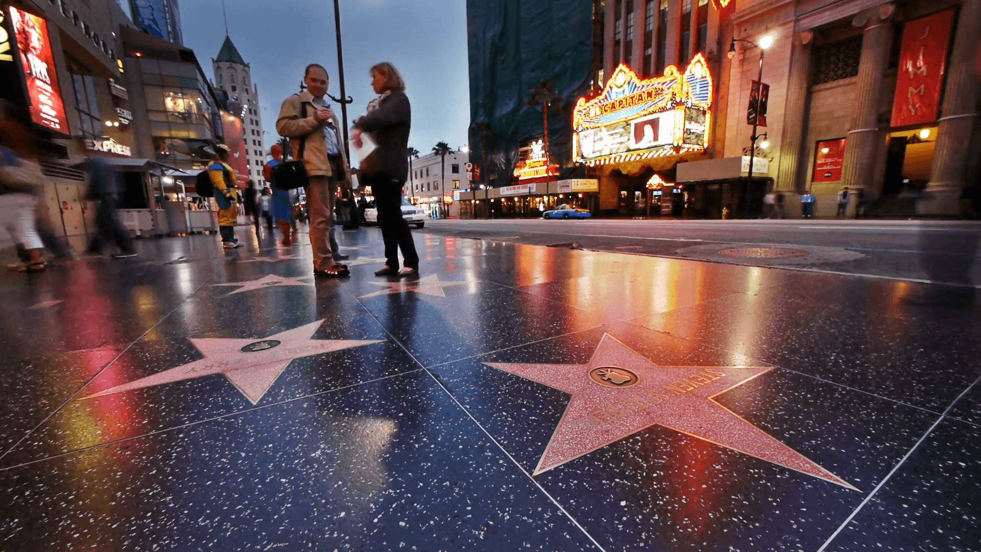 Hollywood Walk Of Fame Sfondo