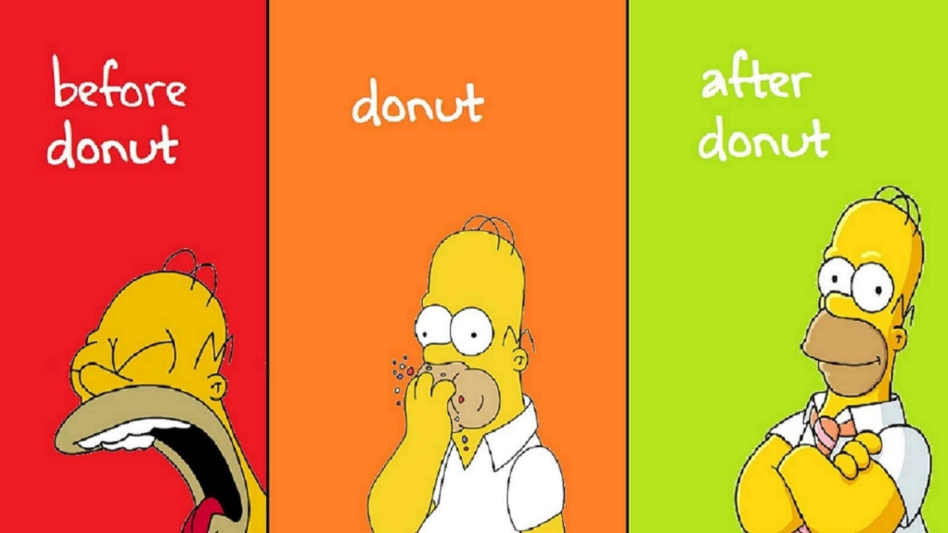 Homer Simpson Divertente Sfondo