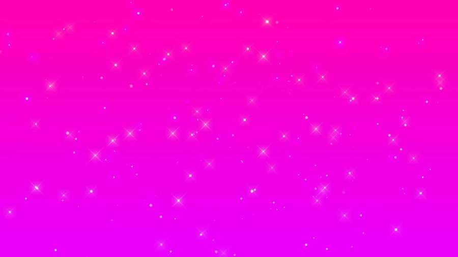Pink gradient with sparkling stars — Hot Pink Background