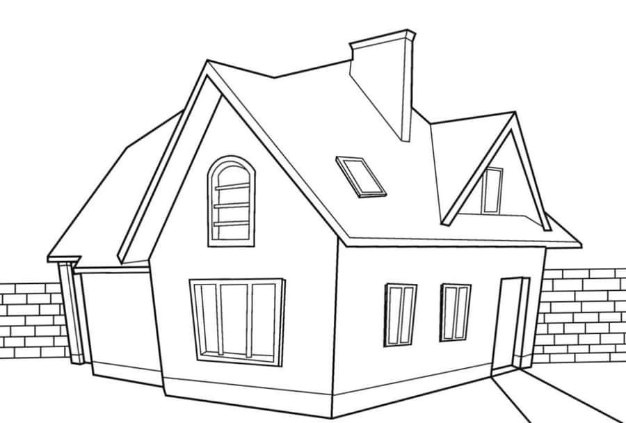 🏠 How to Draw a Little House | Easy Drawing for Kids - Otoons.net-saigonsouth.com.vn