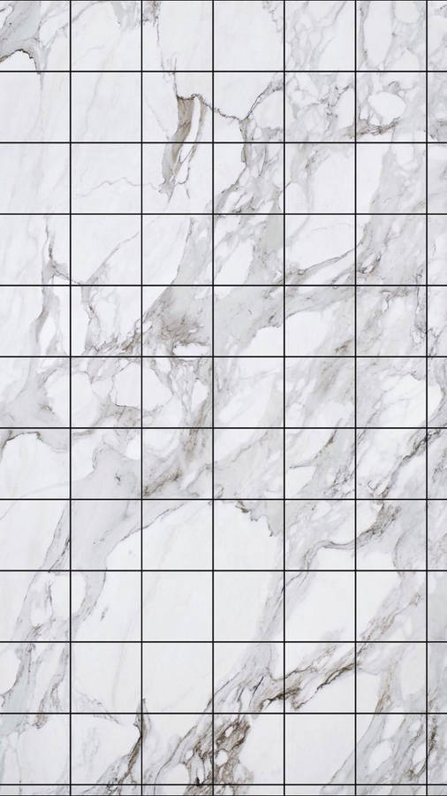Hvid Grid Æstetisk Wallpaper