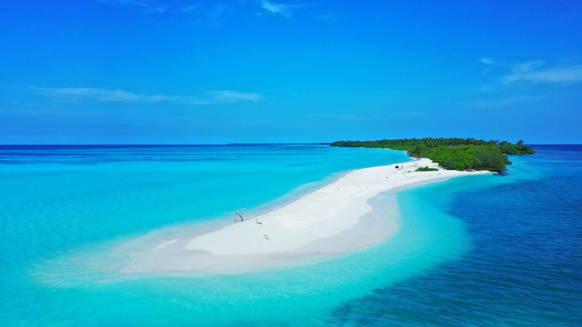 Hvit Strand Bakgrunnsbildet