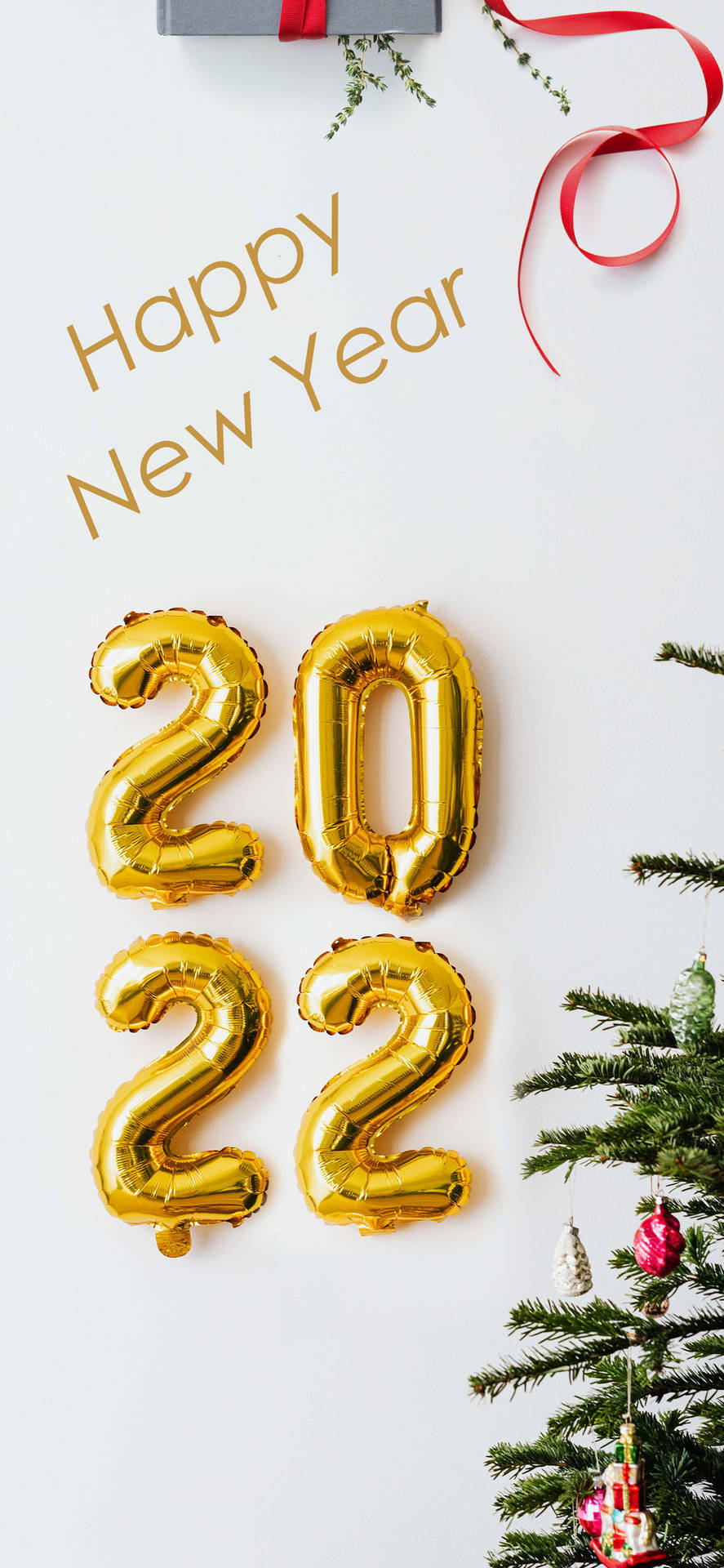 Hyvää Uutta Vuotta 2022 Taustakuva